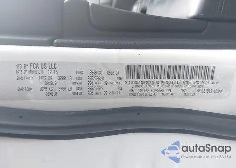 2015 Jeep Grand Cherokee Altitude из США, поврежденный, VIN 1C4RJFAG1FC226526